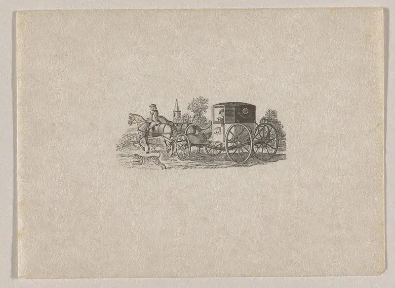 Horse-drawn Carriage by Thomas Bewick