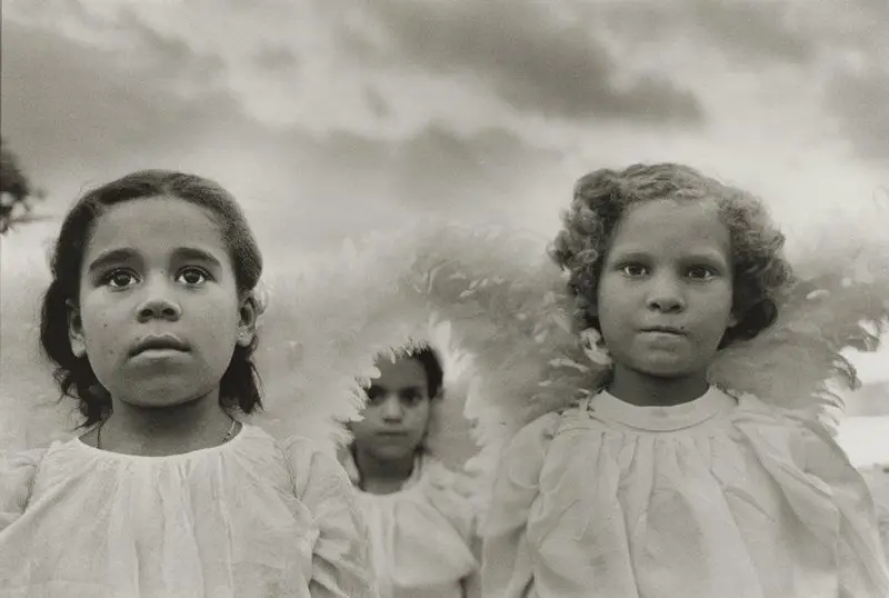 Three Communion Girls, Brazil by Sebastião Salgado
