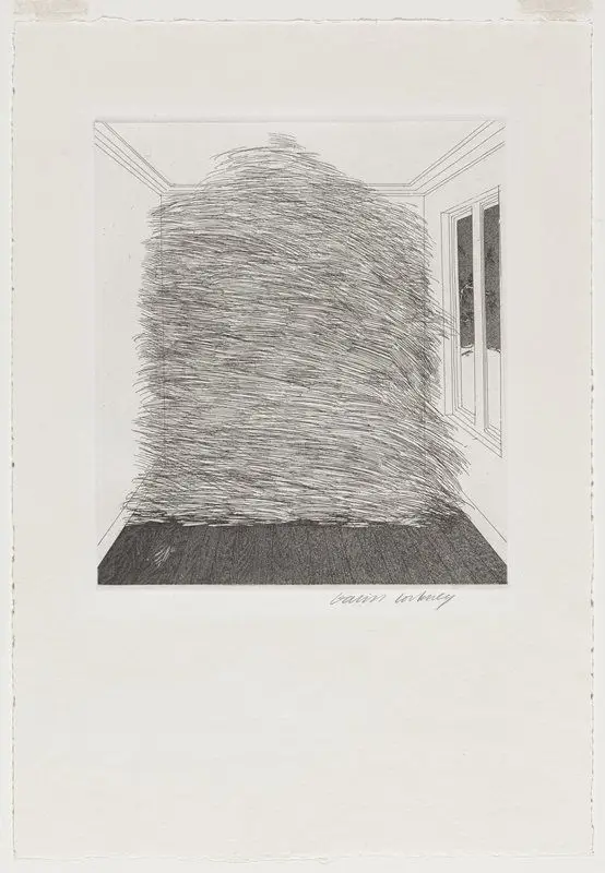 A Room Full of Straw by David Hockney