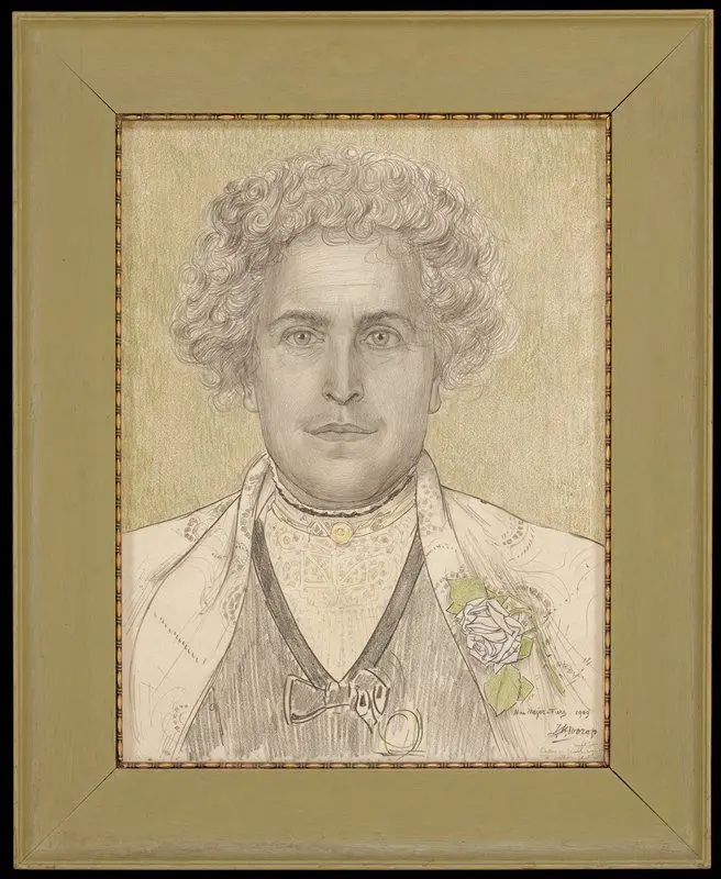 Portrait of Nina Meyer-Fierz by Jan Theodoor Toorop