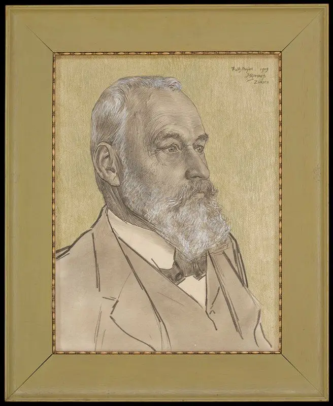 Portrait of Fritz Meyer-Fierz by Jan Theodoor Toorop