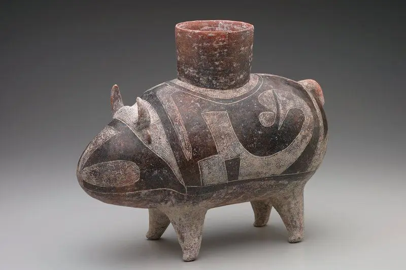 Ceremonial vessel in the form of a Water Buffalo by Thailand