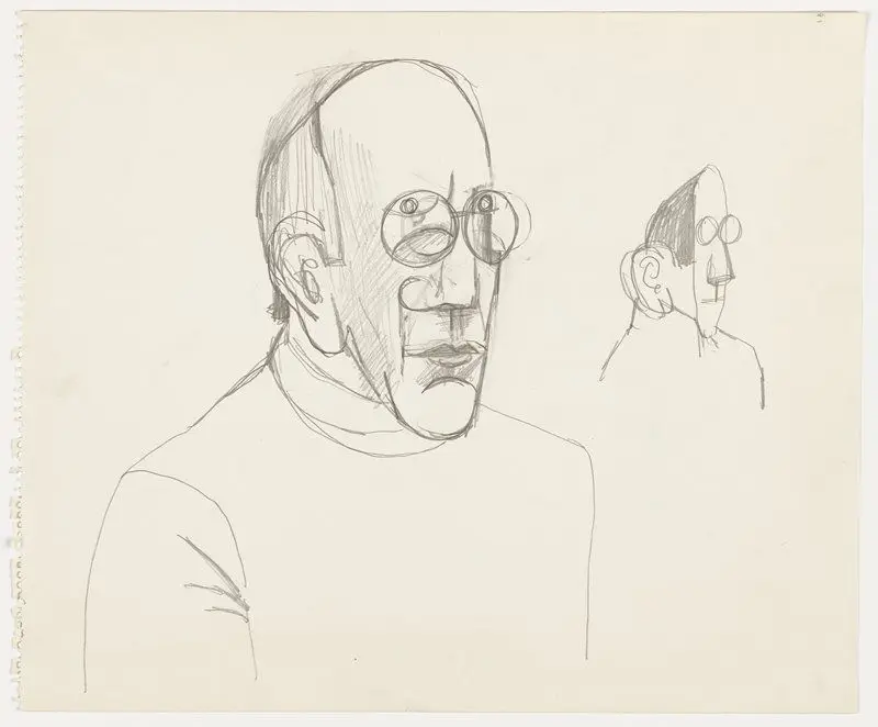 Untitled (Self-portrait) by Saul Steinberg