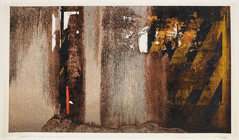 Rust-colored Wall by Yoshida Hodaka