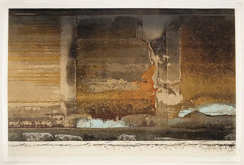 Earth-colored Wall by Yoshida Hodaka