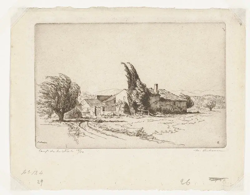 Coup de mistral by Artist Unknown, late 19th or early 20th century