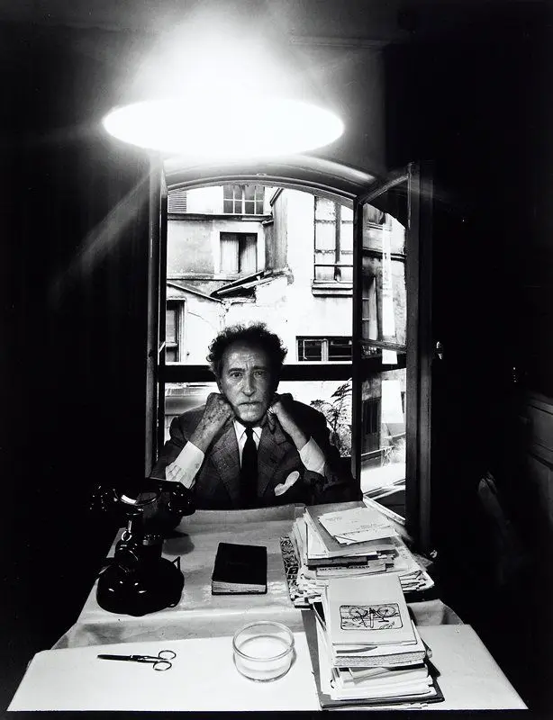 Jean Cocteau, Paris by Arnold Newman