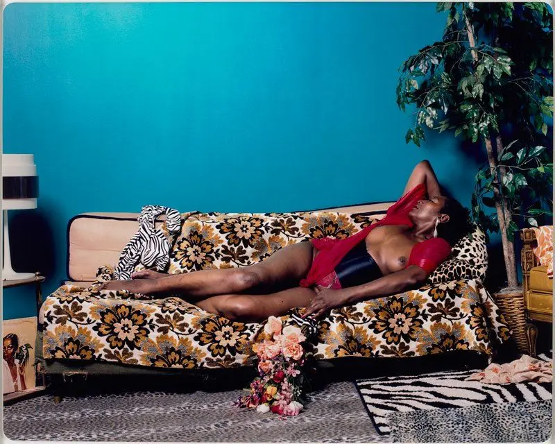 Madame Mama Bush by Mickalene Thomas