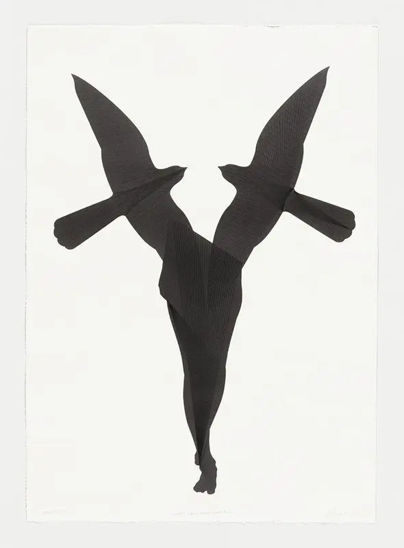 Hybrid Solid Composition #2 by Carlos Amorales