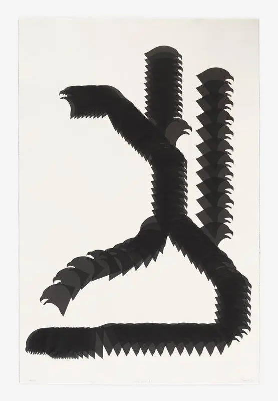 Snake Glyph #1 by Carlos Amorales