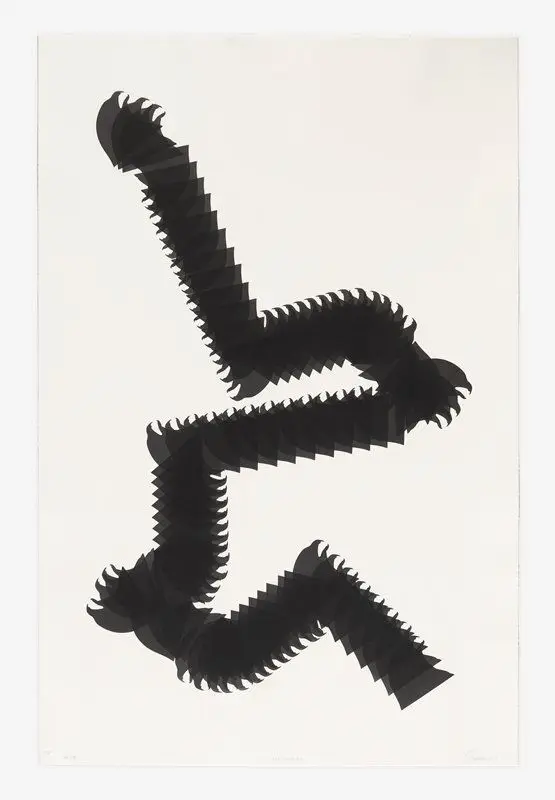 Snake Glyph #2 by Carlos Amorales