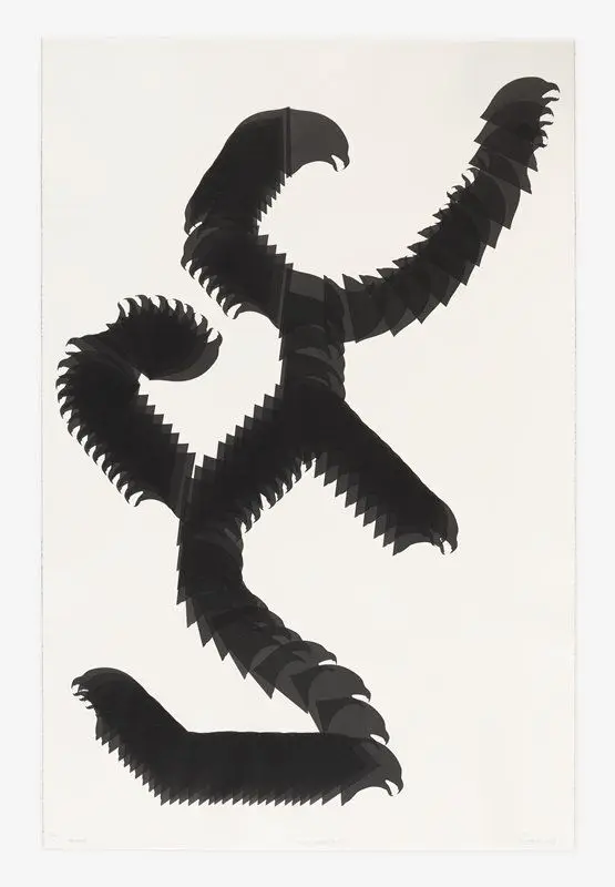 Snake Glyph #3 by Carlos Amorales