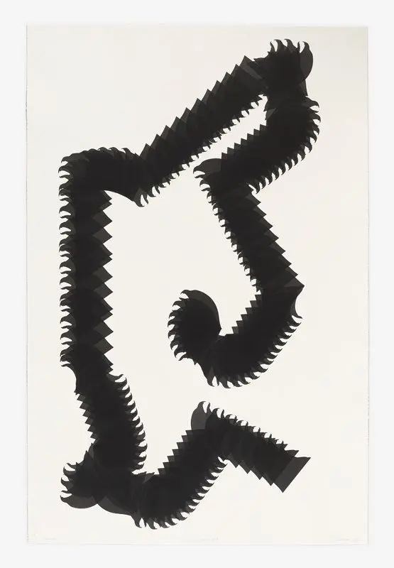 Snake Glyph #4 by Carlos Amorales