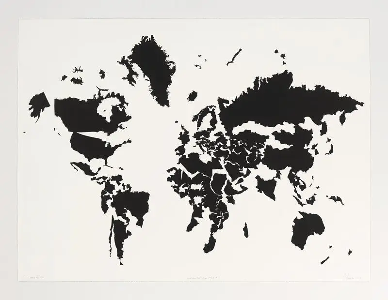 Useless Wonder Map #1 by Carlos Amorales