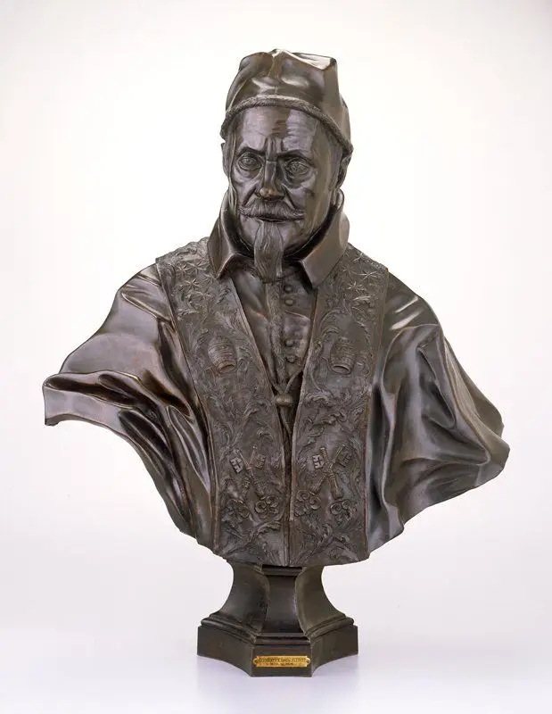 Portrait Bust of Pope Clement X by Sculptor: Circle of Gianlorenzo Bernini