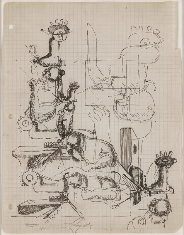 Sketches for Man and Machine by Theodore Roszak