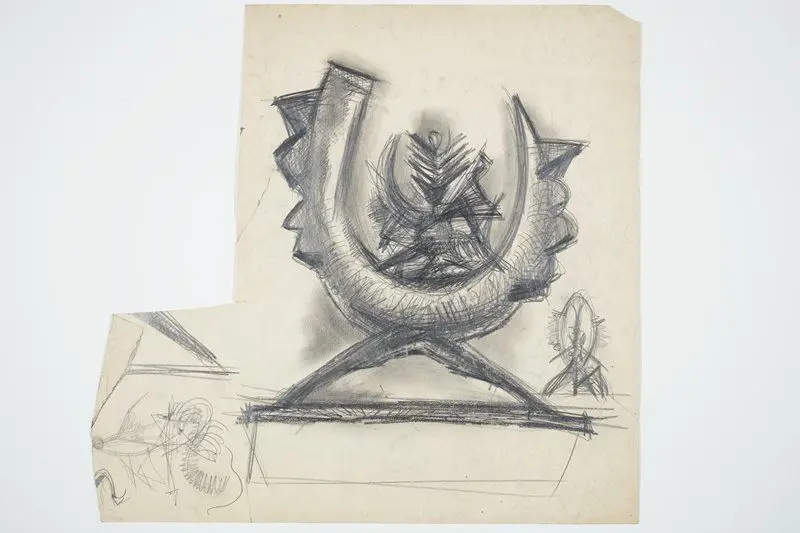 Night Bloom (Sculpture Study) by Theodore Roszak