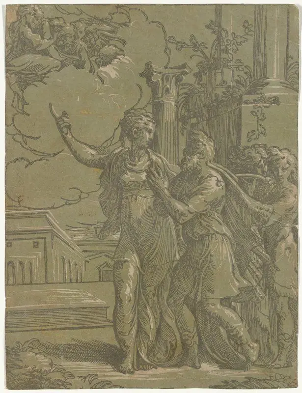 Luan blue proof on newsprint by Jim Hodges