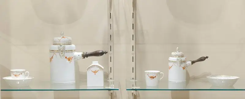 Cup and saucer by Fürstenberg Porcelain Manufactory