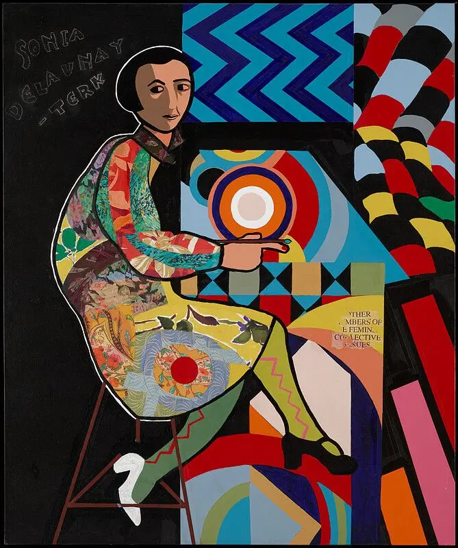 Untitled (Sonia Delaunay) by Miriam Schapiro