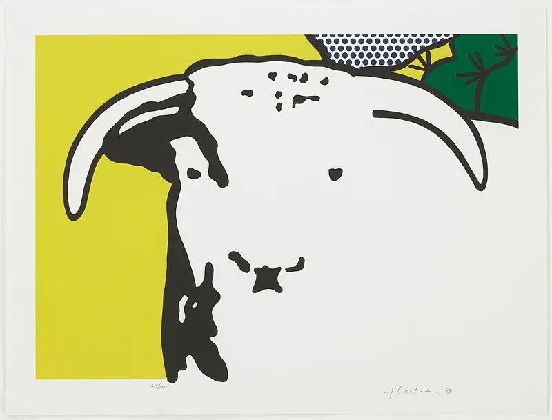 Bull Head I by Roy Lichtenstein