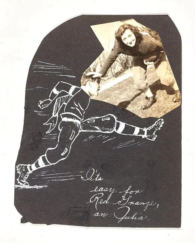 [Woman Tackling Football Player] by United States