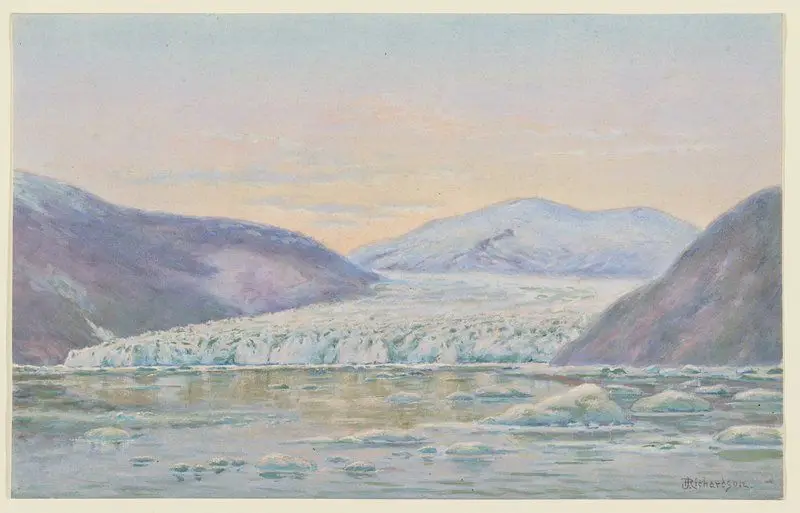 Taku Glacier, Evening by Theodore J. Richardson