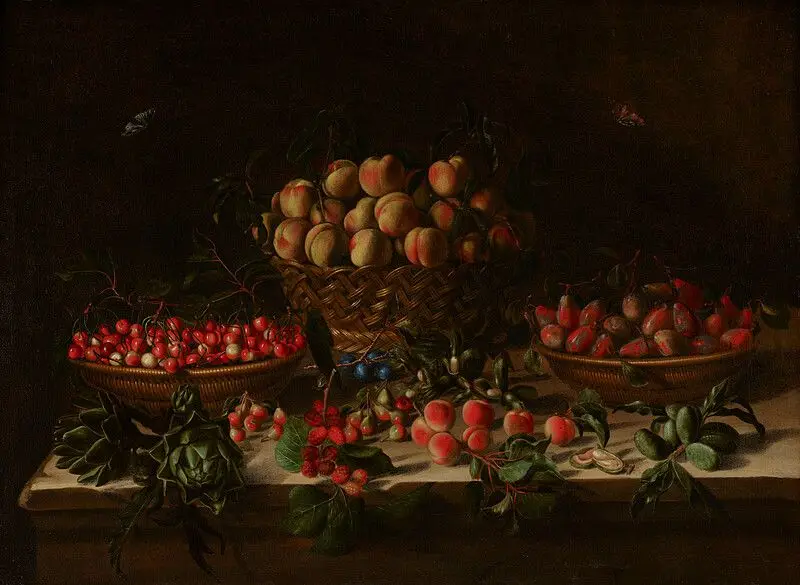 Still Life with Fruit: Allegory of Summer by Agostino Verrocchi