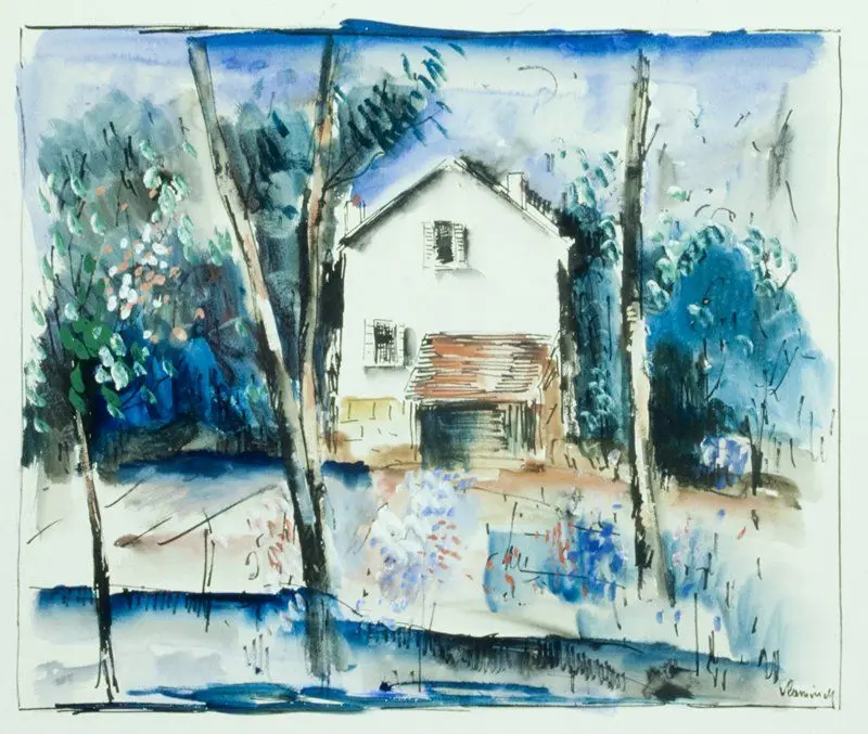 Old Home of the Artist by Maurice de Vlaminck