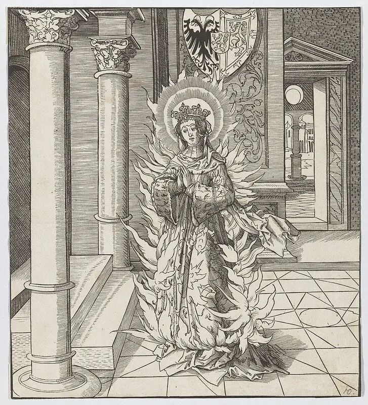 Saint Ricarda by Leonhard Beck