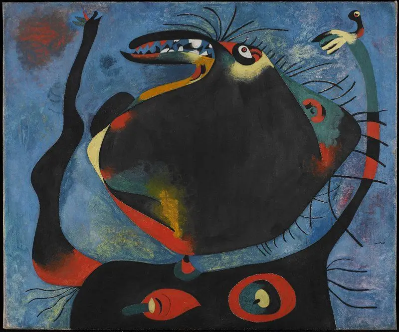 Head of a Woman by Joan Miró