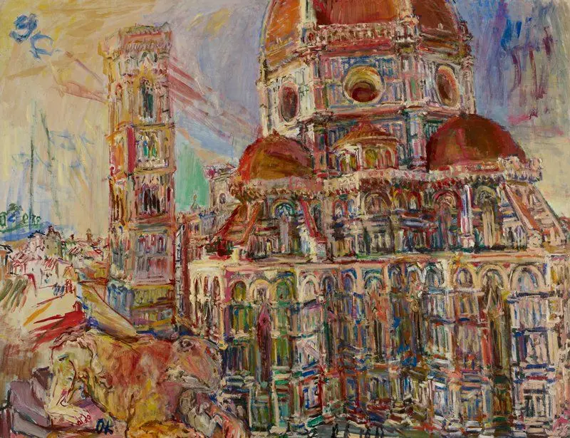 The Duomo, Florence by Oskar Kokoschka