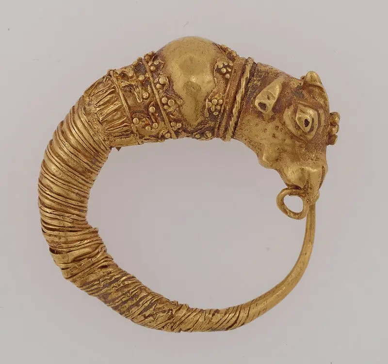 Earring in the shape of a bull by Greece