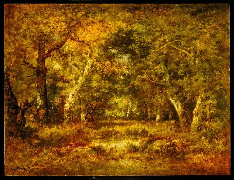 Autumn, Forest Interior by Narcisse-Virgile Diaz de la Peña