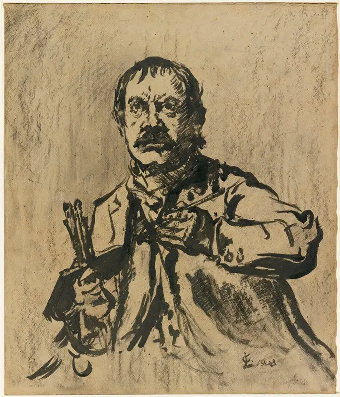 Self Portrait by Lovis Corinth
