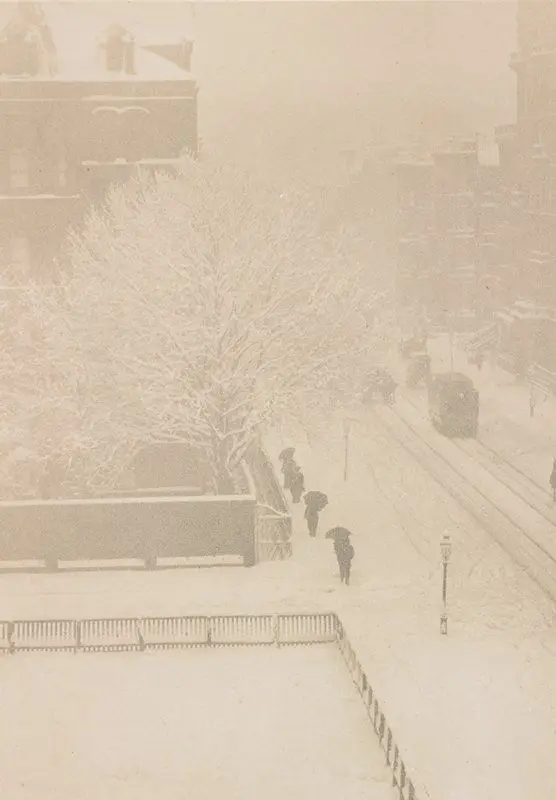 Snapshot-- From My Window, New York by Alfred Stieglitz