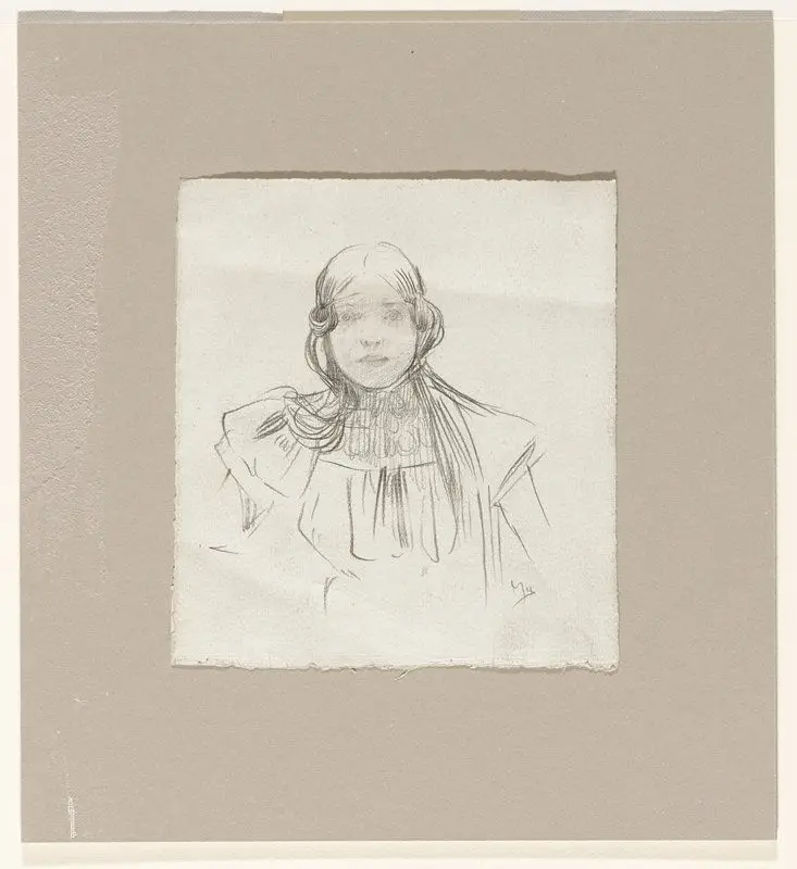 Young Girl by Alphonse Mucha