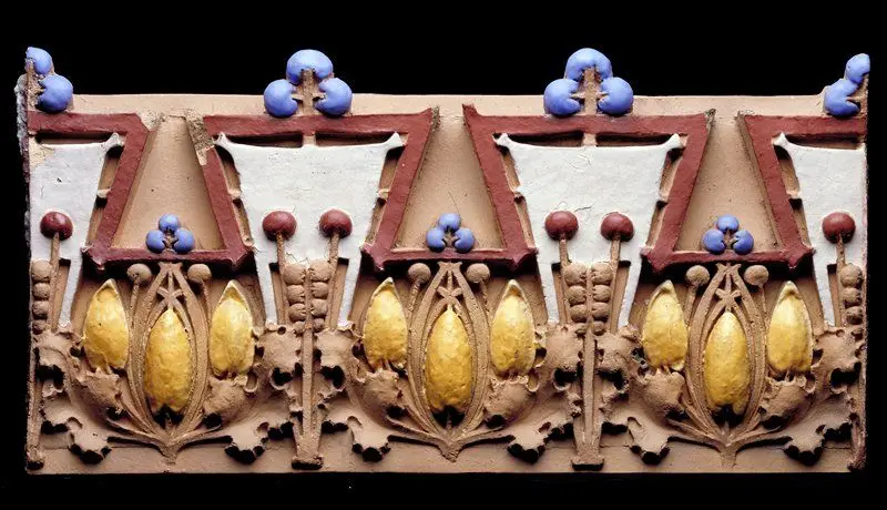 Section of a frieze by Designer: George Grant Elmslie