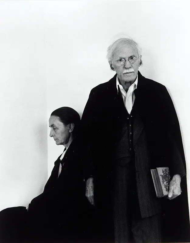 Stieglitz and O'Keeffe, An American Place by Arnold Newman