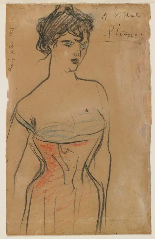 A Disheveled Woman by Pablo Picasso