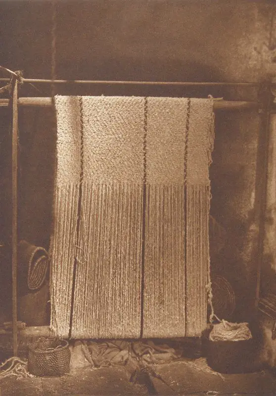 Goathair Blanket - Cowichan by Edward S. Curtis