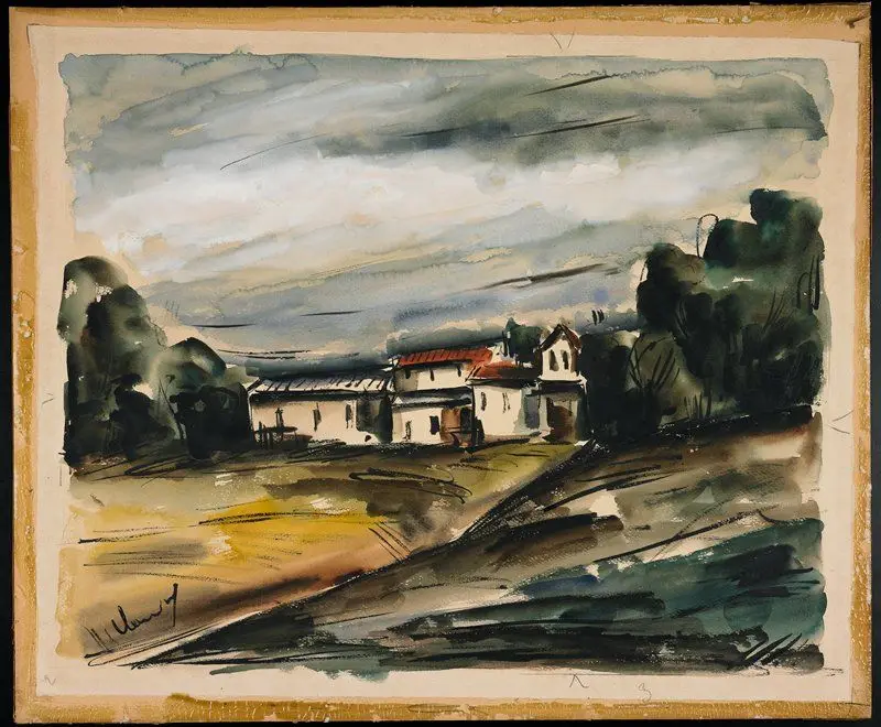 Landscape by Maurice de Vlaminck