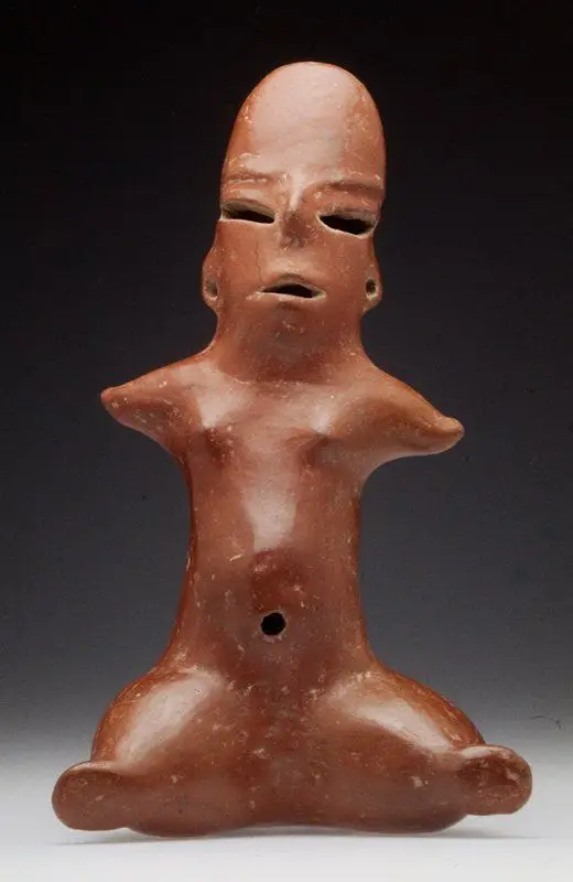 Seated figure by Tlatilco artist