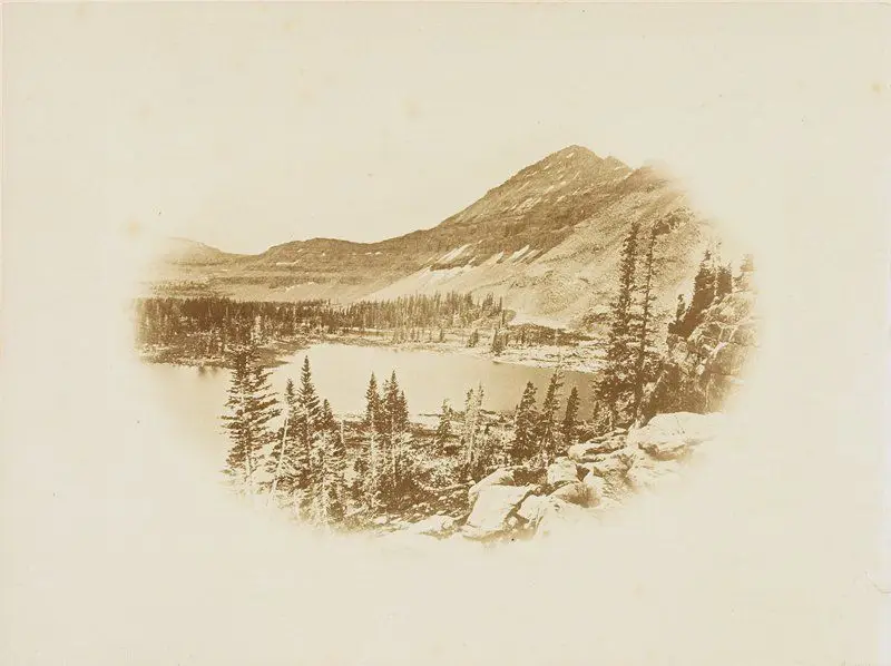 Moore's Lake, Head of Bear River, Uintah Mountains by Andrew Joseph Russell