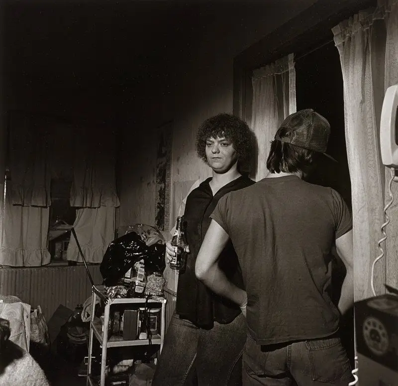 Couple at Sabatine's, Martins Creek, Pennsylvania by Larry Fink
