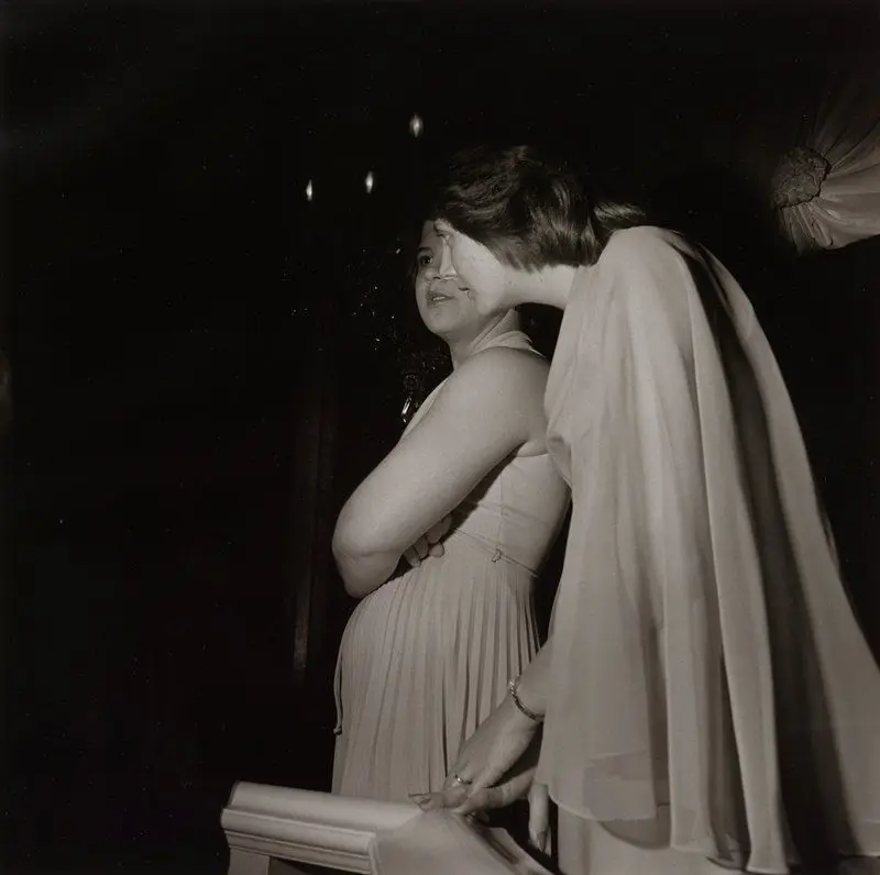 Two Women, Debutante Ball, Hotel Pierre, New York City by Larry Fink