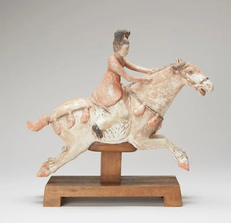 Woman Riding a Horse by China
