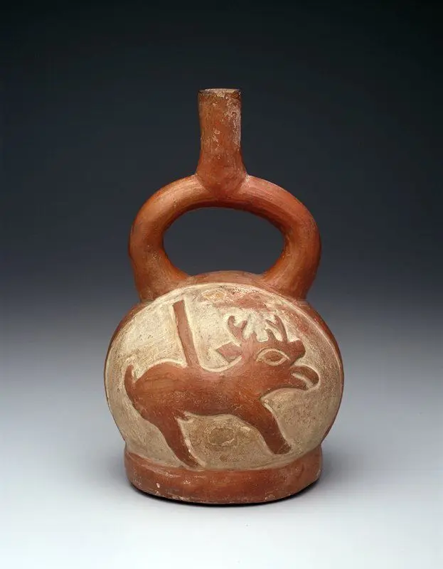 Globular vessel by Moche artist
