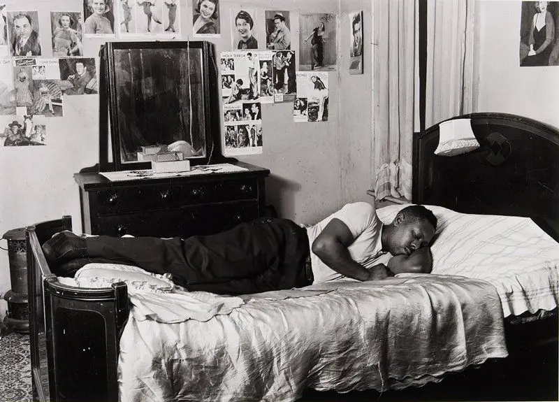 The Most Crowded Block, Harlem by Aaron Siskind