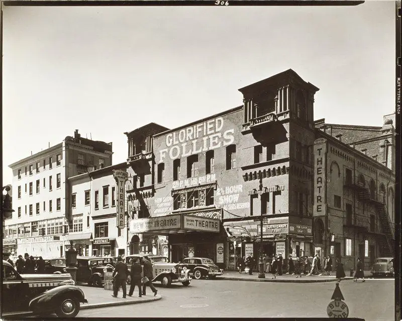 Irving Place Theatre, 118-120 East 15th Street, New York City by Berenice Abbott